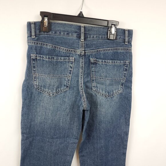 Place Boys Husky 8 Blue Wash Denim Jeans Bootcut - Picture 5 of 15